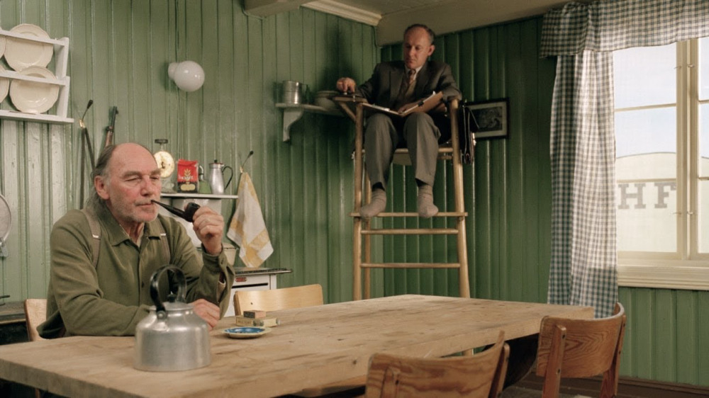 Frpmm the film, 'Kitchen Stories (2003), directed by Bent Hamer. Photograoh by Erik Aavatsmark